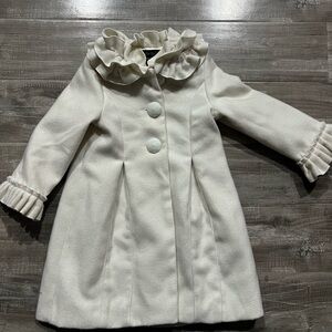 24 months Cream Ruffle Jacket